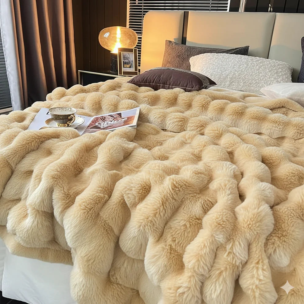 COBIJA PIEL DE CONEJO